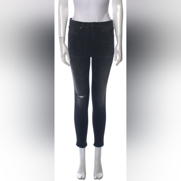Rag & Bone Mid-Rise Skinny Leg Jeans - Picture 3 of 13